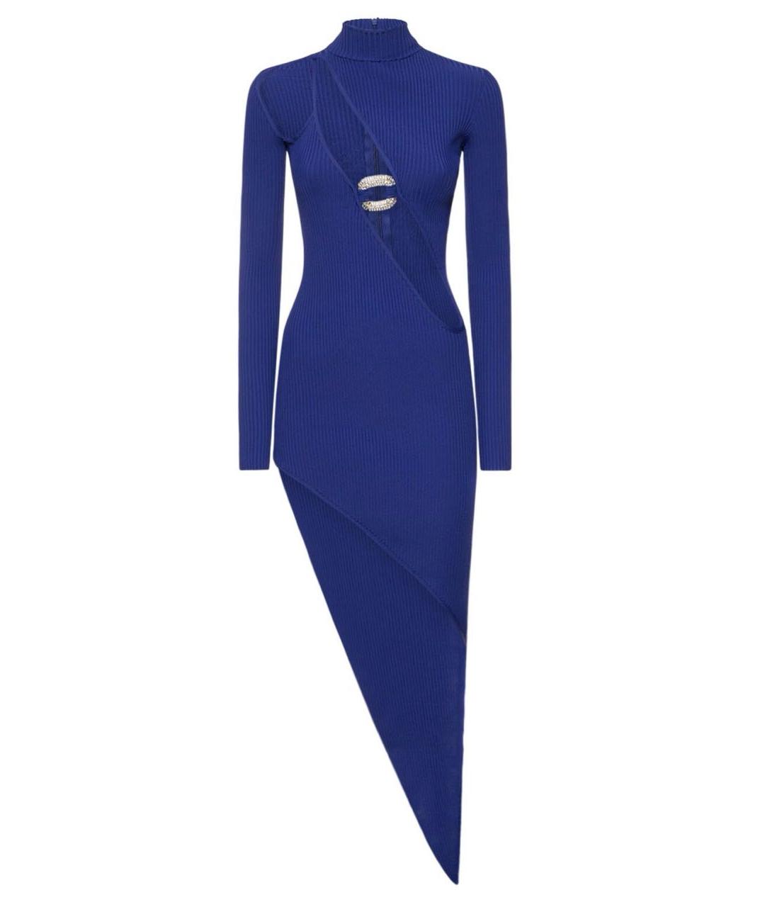 DAVID KOMA Синее коктейльное платье, фото 7