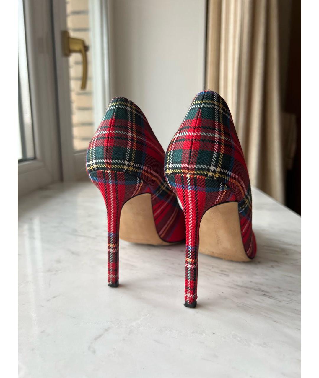 MANOLO BLAHNIK Красные туфли, фото 4