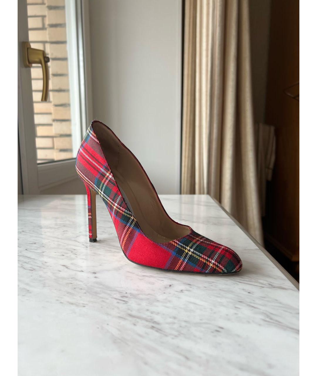 MANOLO BLAHNIK Красные туфли, фото 8