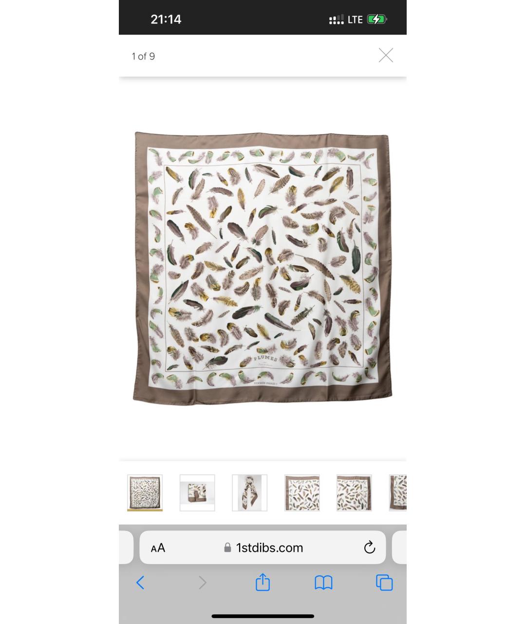 HERMES Платок, фото 7