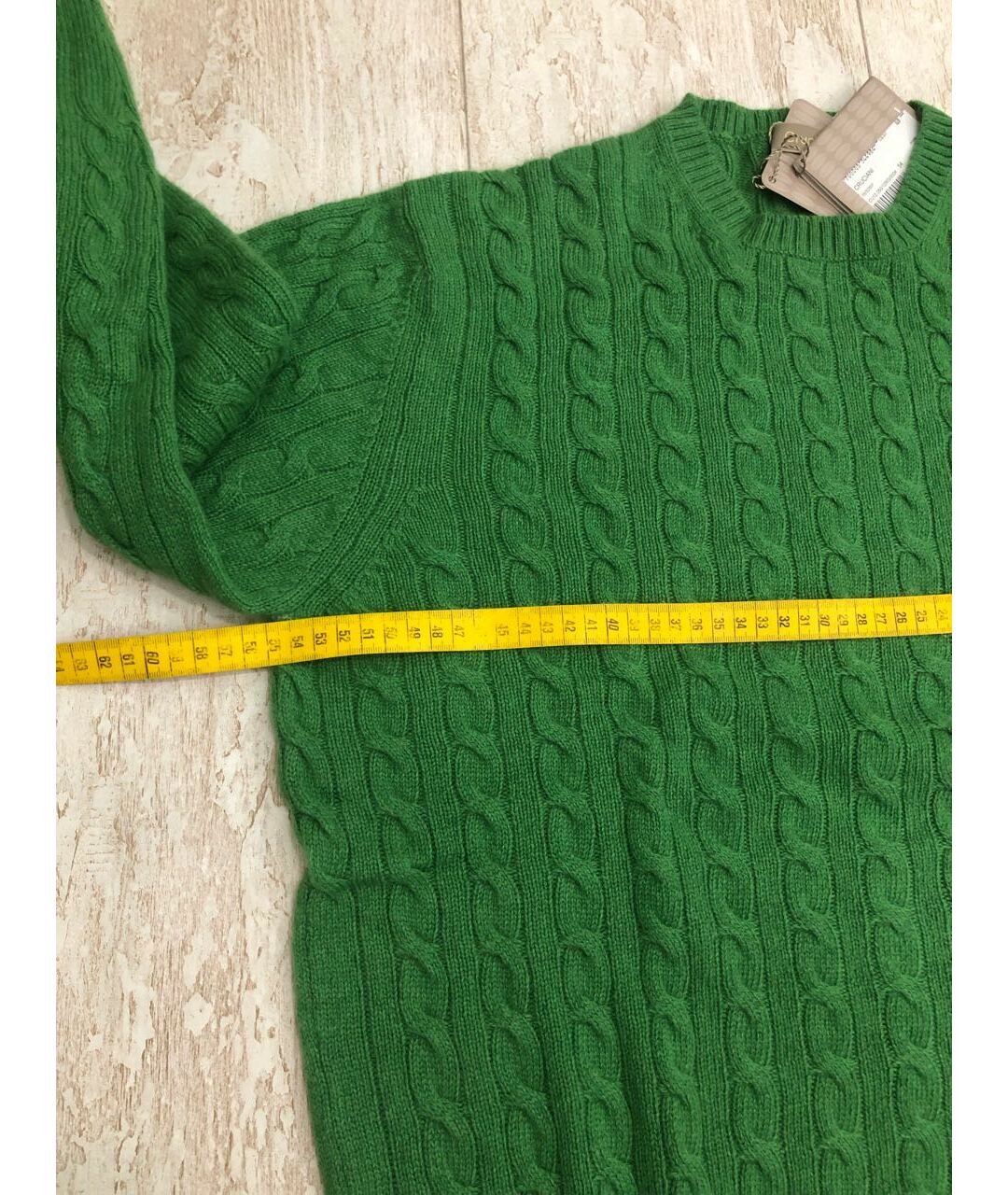 CRUCIANI Зеленый кашемировый джемпер / свитер, фото 4