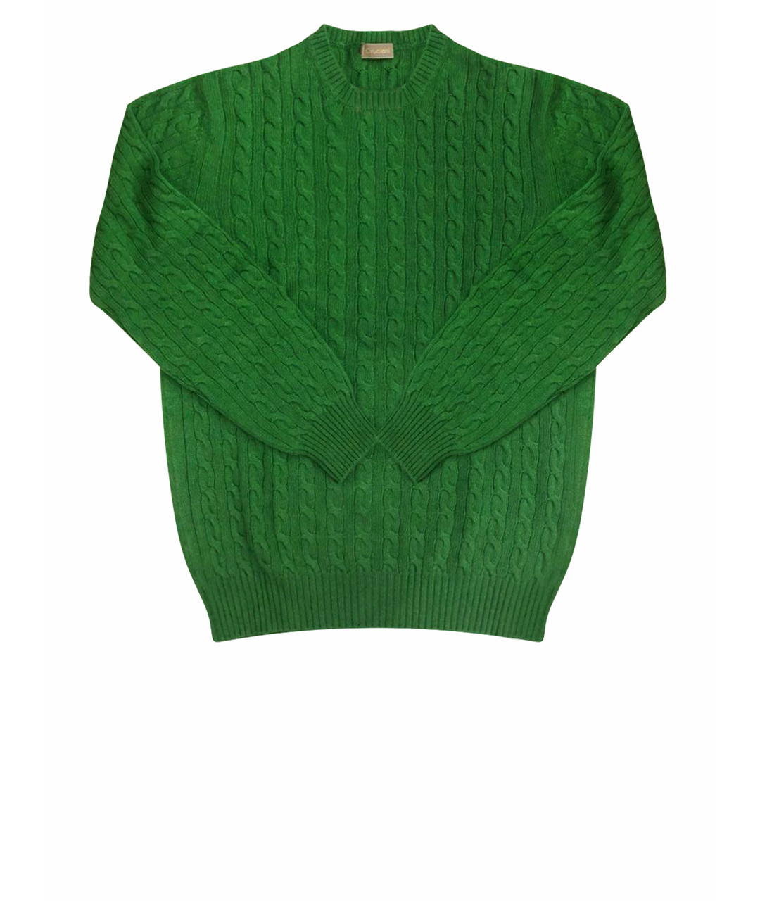 CRUCIANI Зеленый кашемировый джемпер / свитер, фото 1