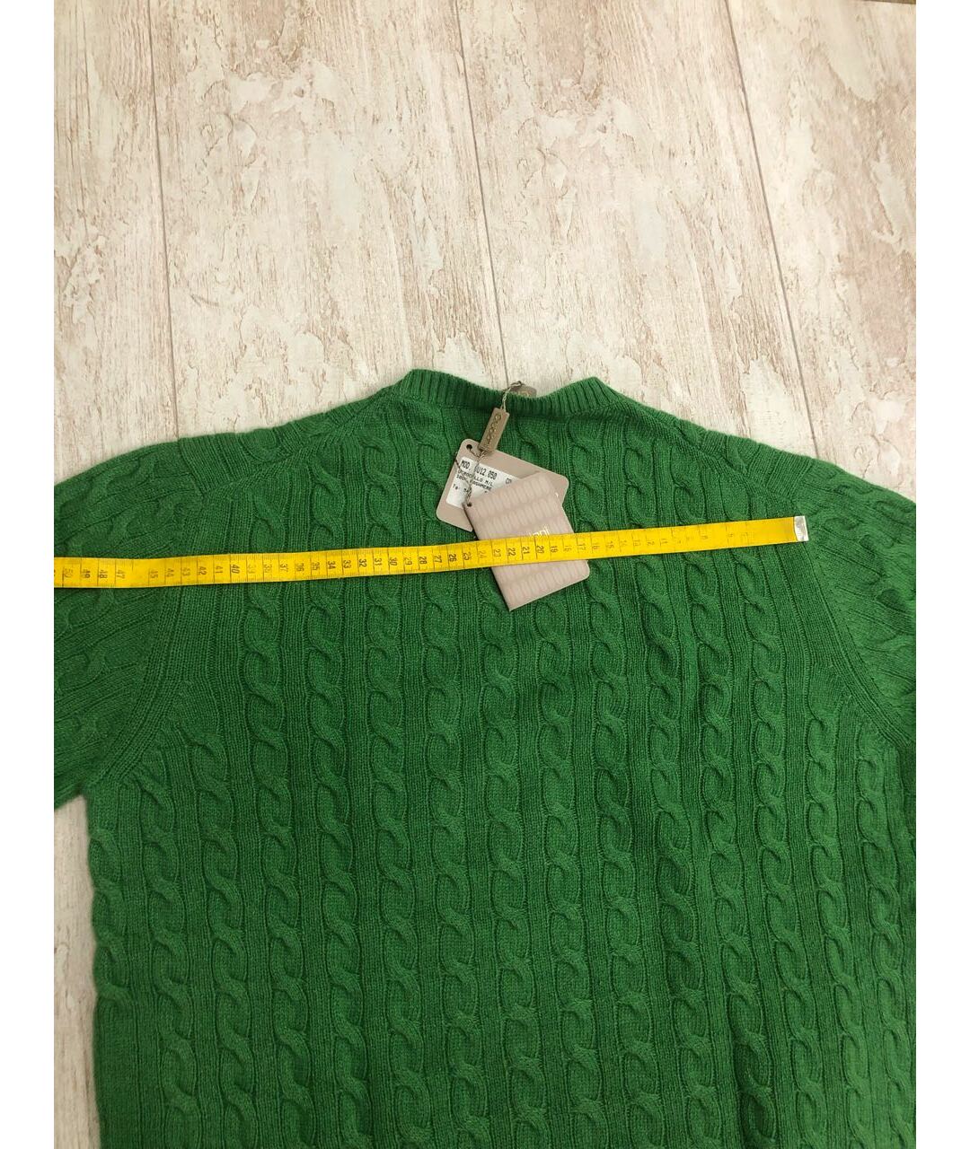 CRUCIANI Зеленый кашемировый джемпер / свитер, фото 5