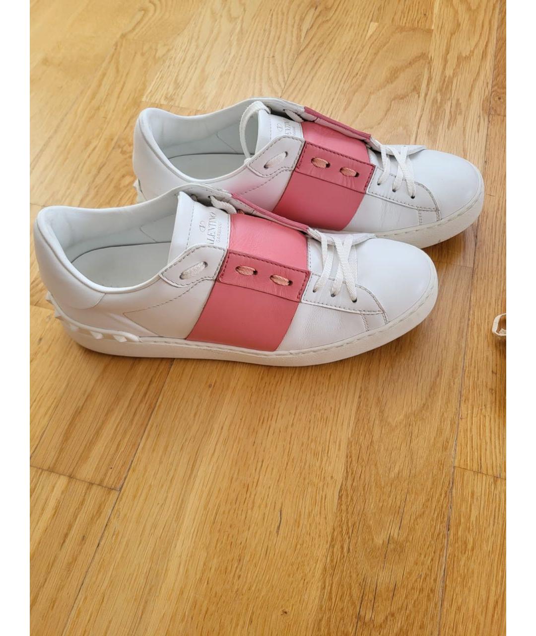 VALENTINO Белые кожаные кеды, фото 7