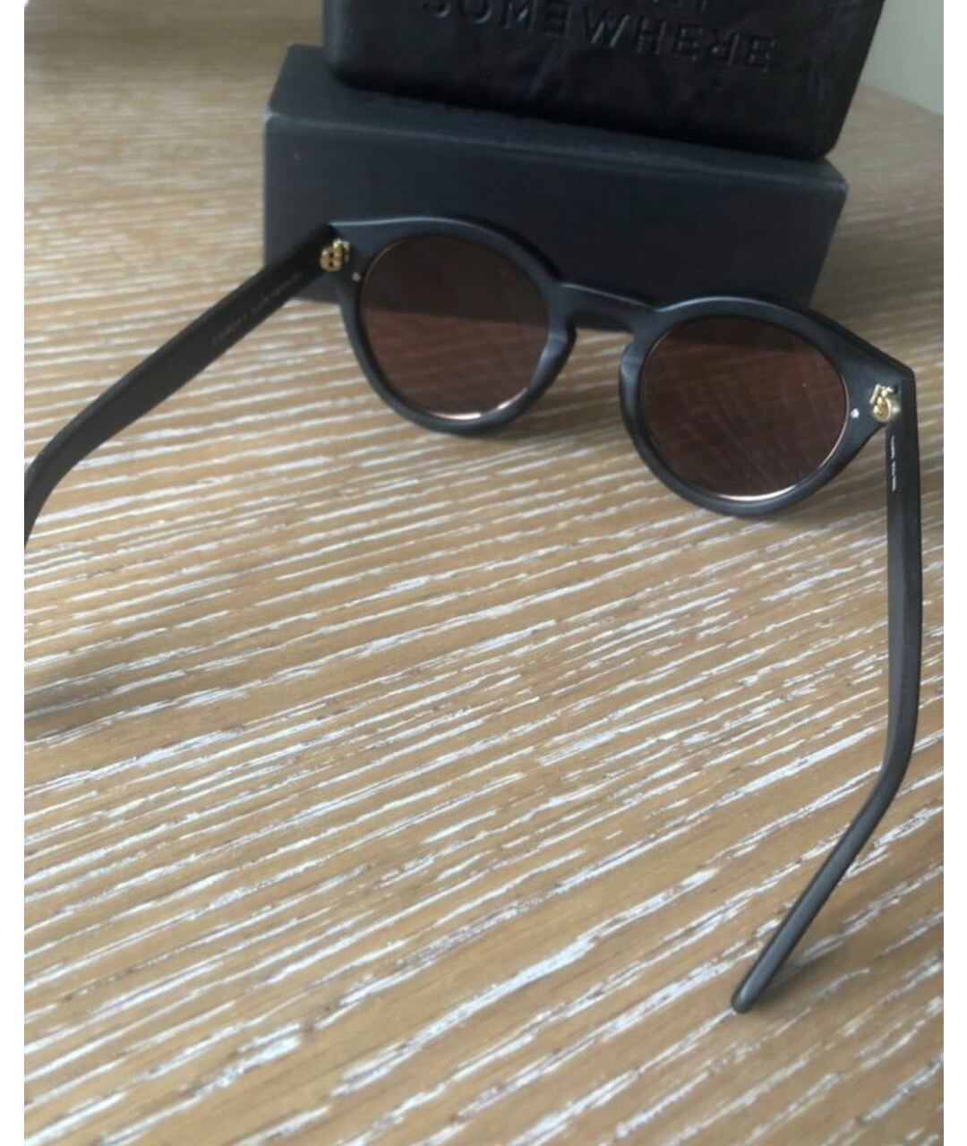SUNDAY SOMEWHERE Черные пластиковые солнцезащитные очки, фото 4