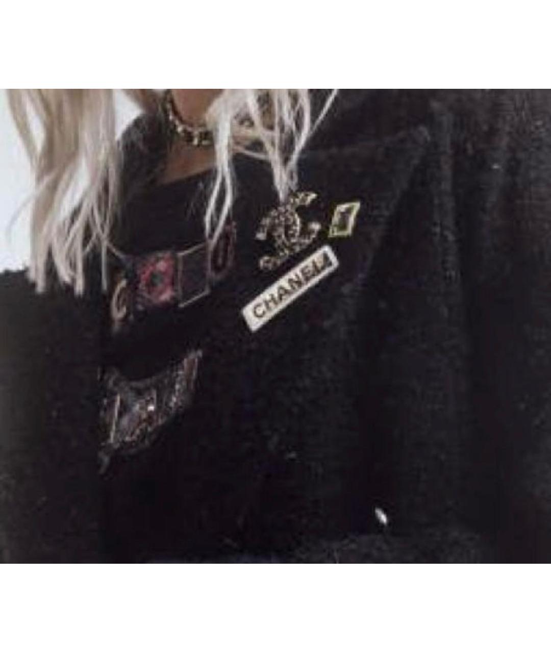 CHANEL Серебряная металлическая булавка / брошь, фото 6