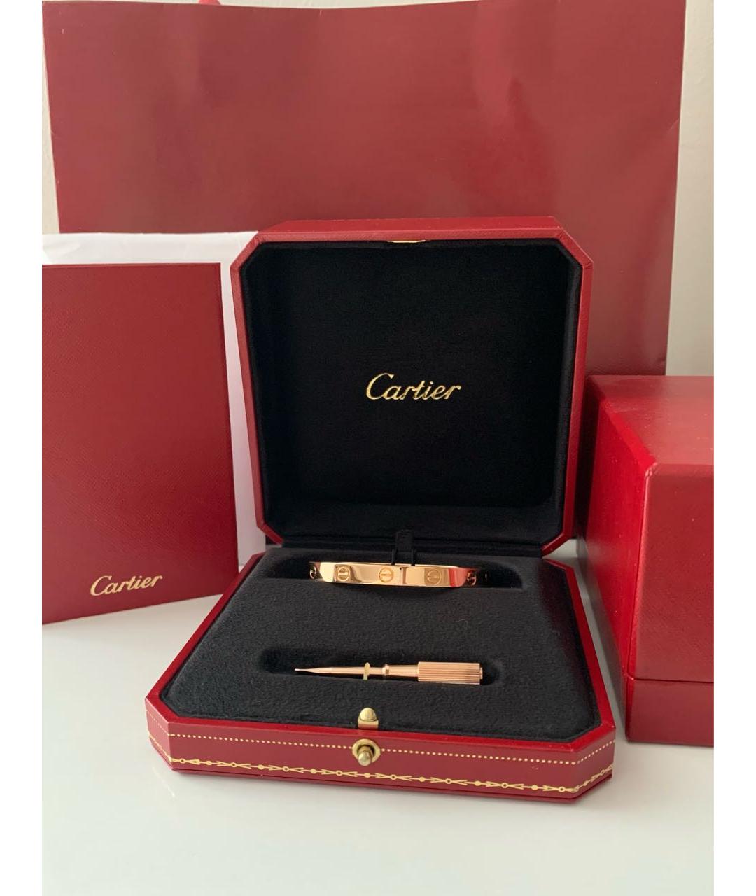 CARTIER Золотой браслет из розового золота, фото 2