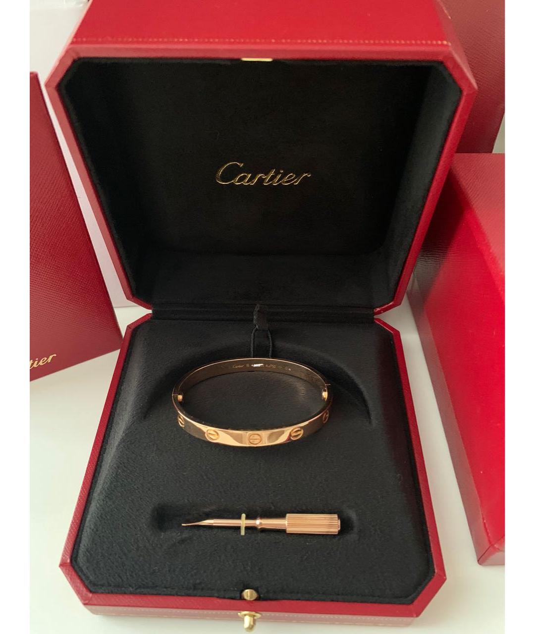 CARTIER Золотой браслет из розового золота, фото 5