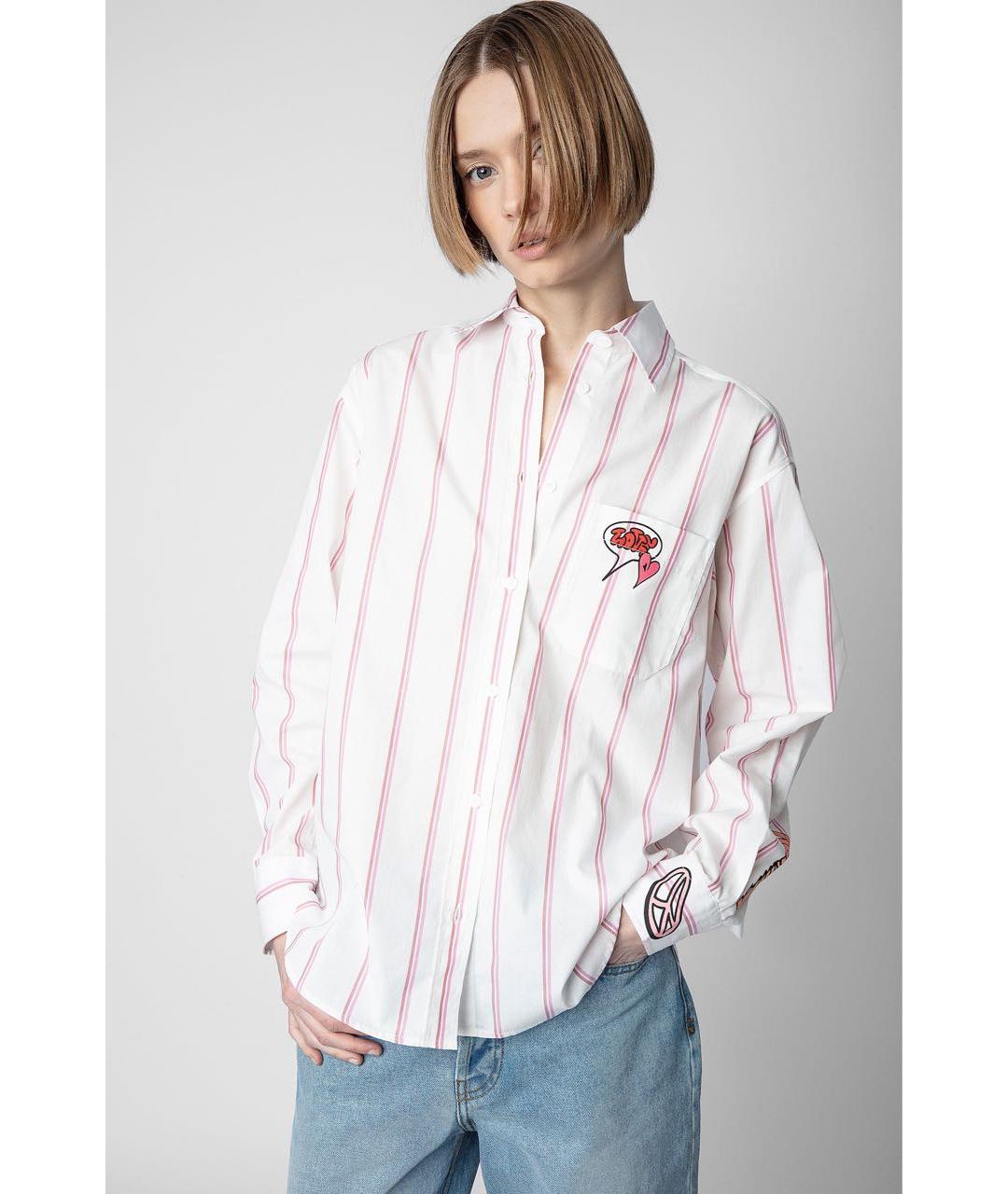 ZADIG & VOLTAIRE Белая хлопковая рубашка, фото 2