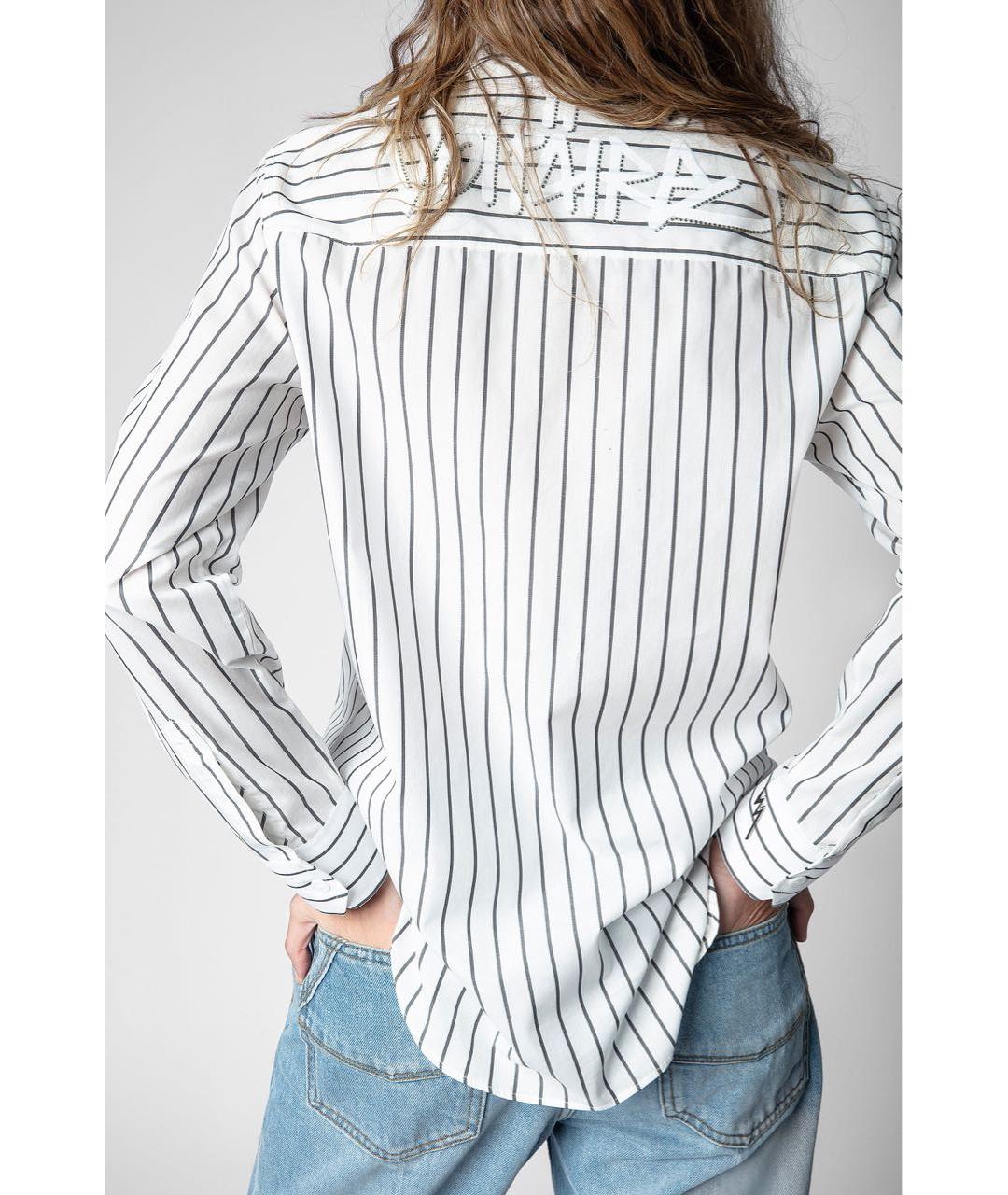 ZADIG & VOLTAIRE Белая хлопковая рубашка, фото 4