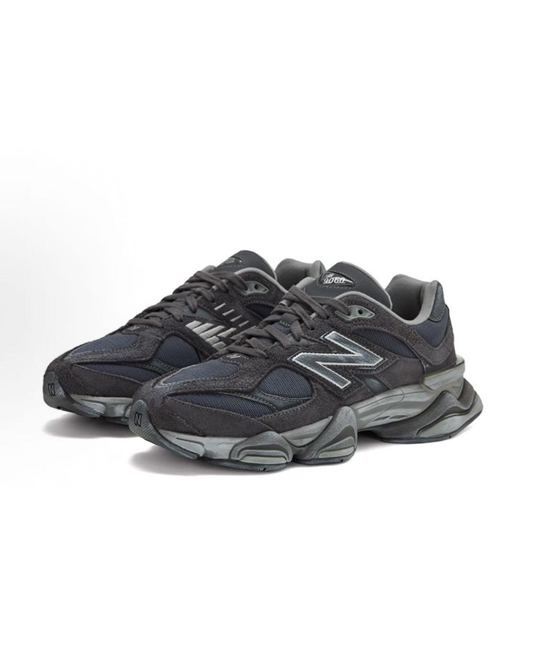 NEW BALANCE Антрацитовые замшевые кроссовки, фото 3