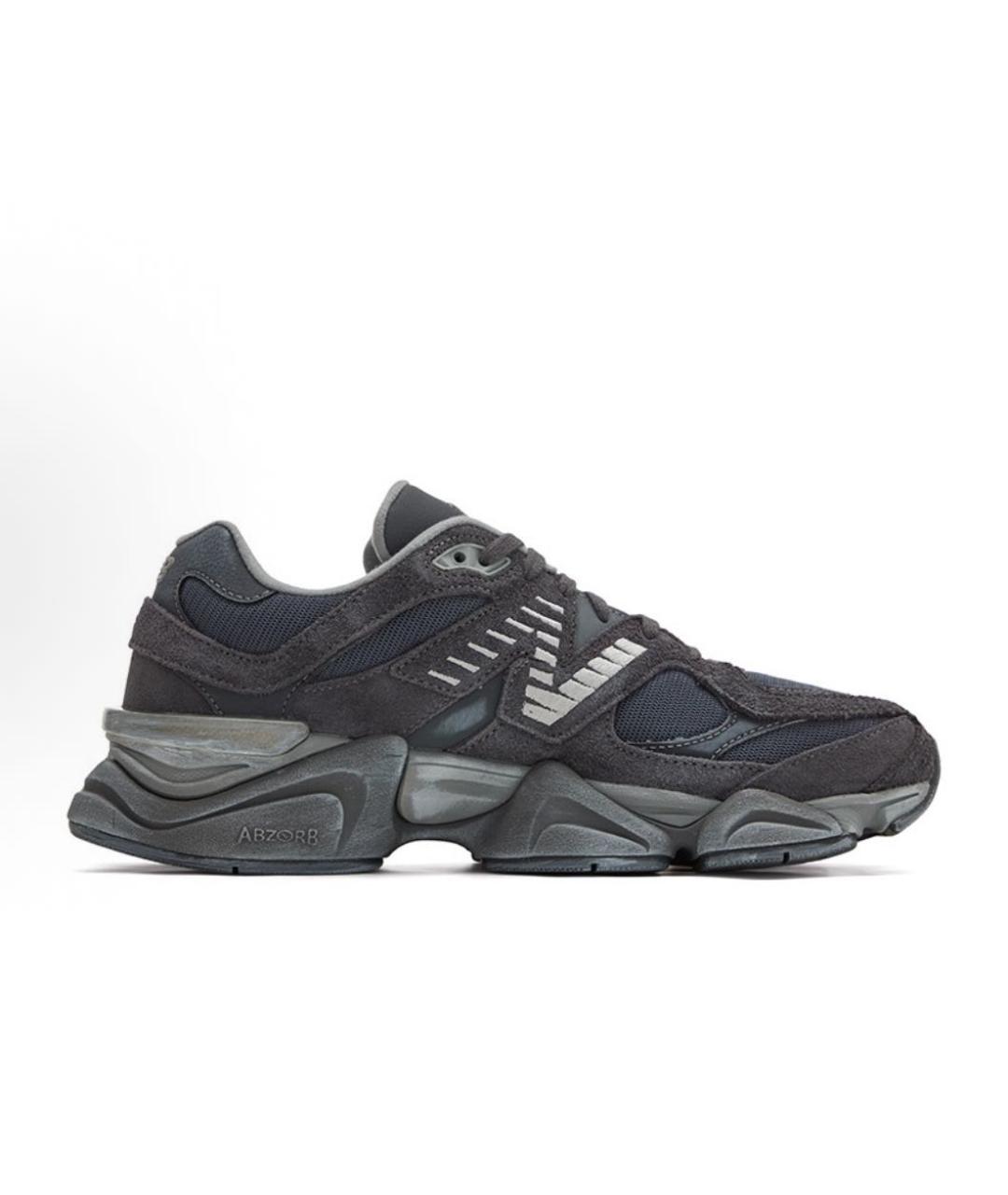NEW BALANCE Антрацитовые замшевые кроссовки, фото 2