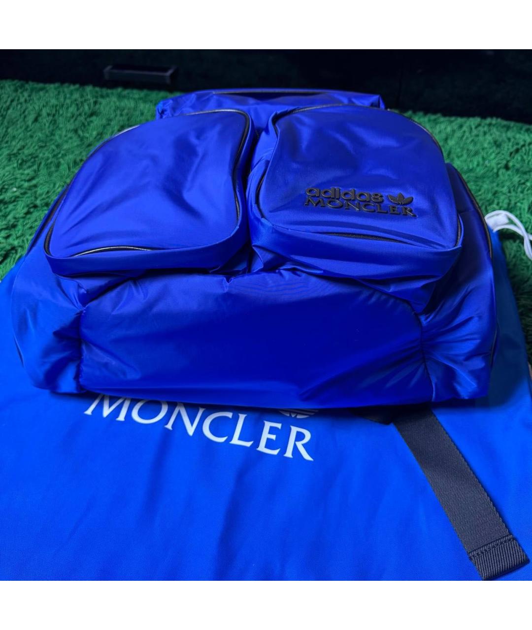 MONCLER Синий рюкзак, фото 7
