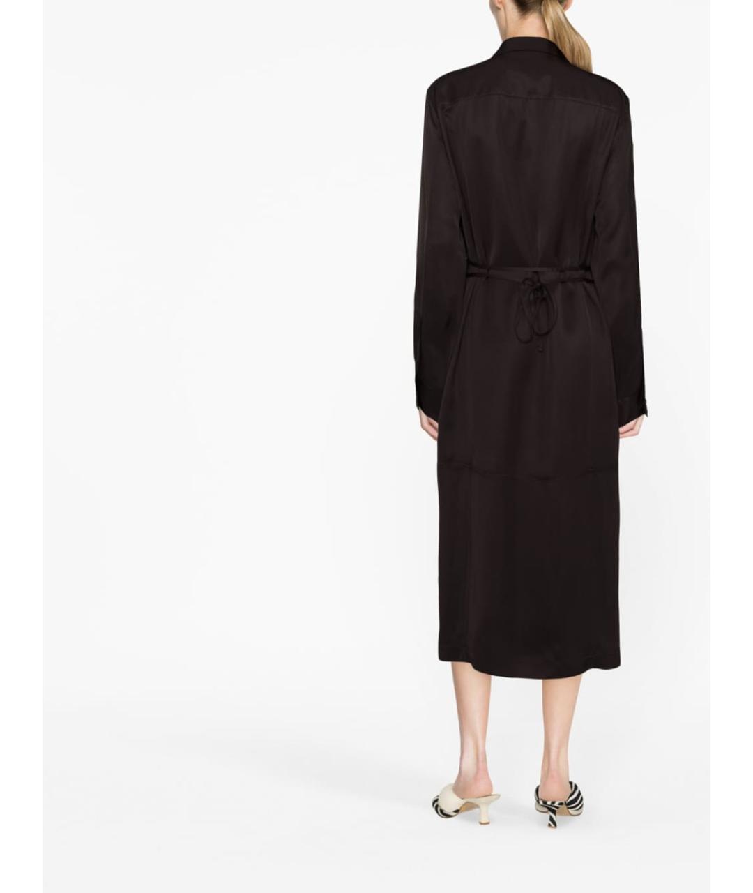 JIL SANDER Бордовое пальто, фото 4