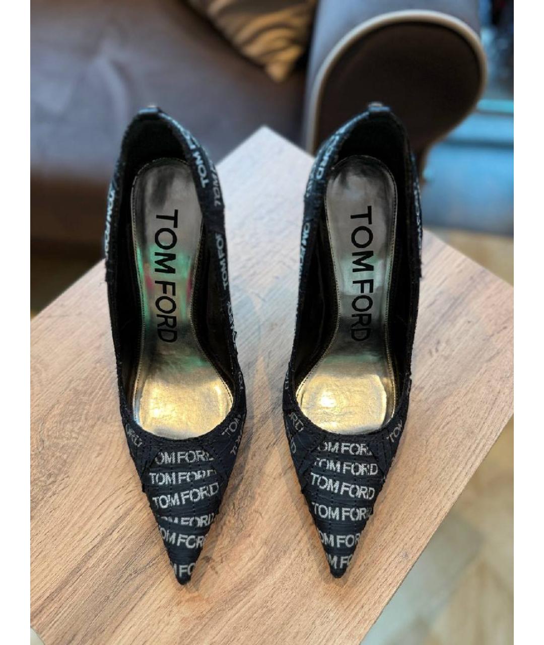 TOM FORD Черные туфли, фото 5