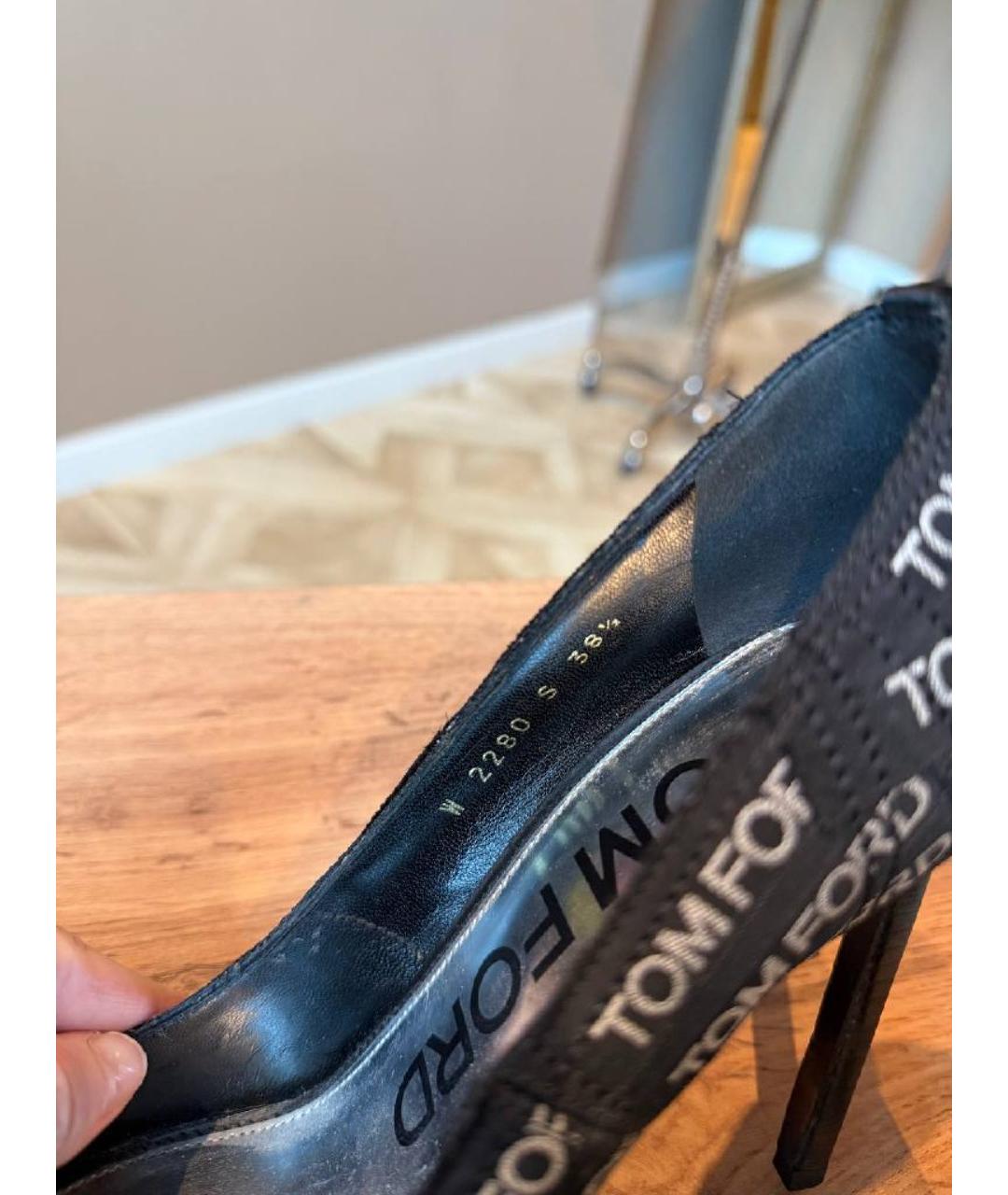 TOM FORD Черные туфли, фото 3