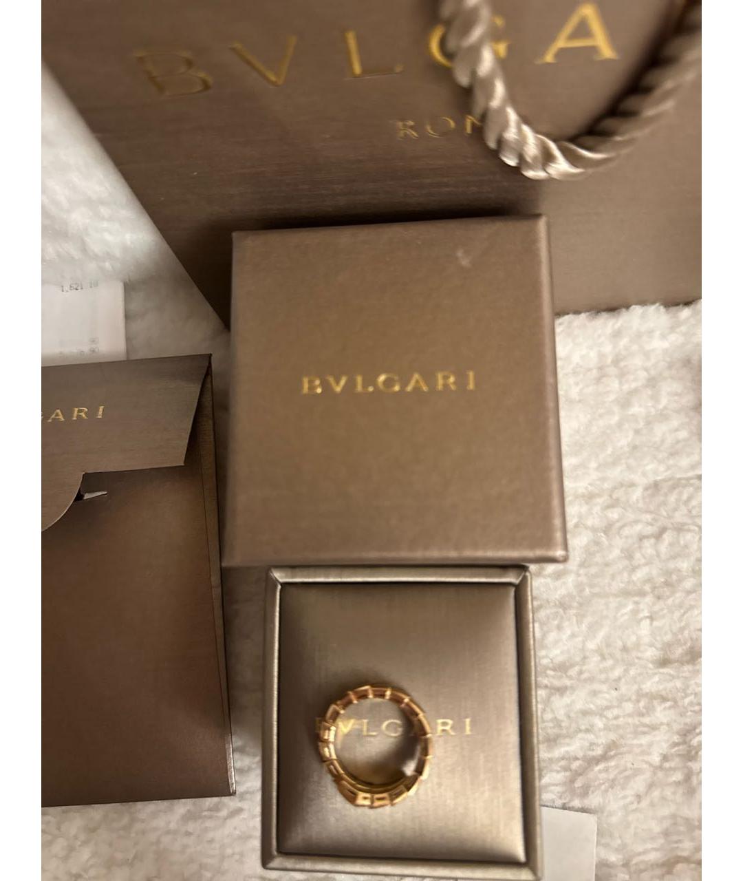 BVLGARI Золотое кольцо из розового золота, фото 4