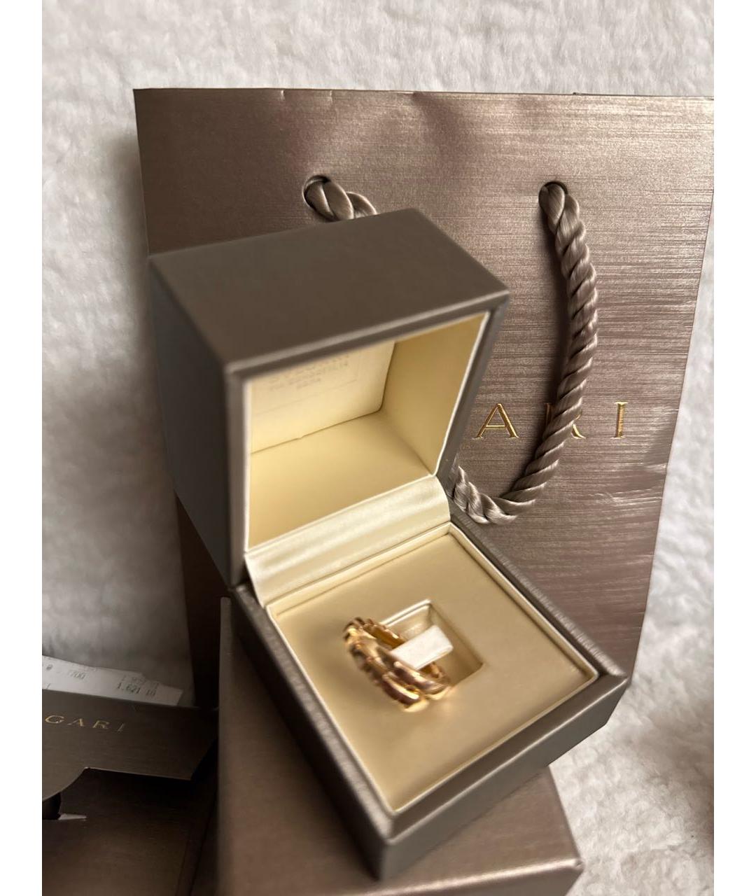 BVLGARI Золотое кольцо из розового золота, фото 2