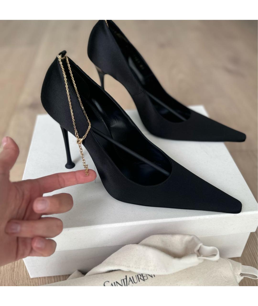 SAINT LAURENT Черные туфли, фото 3