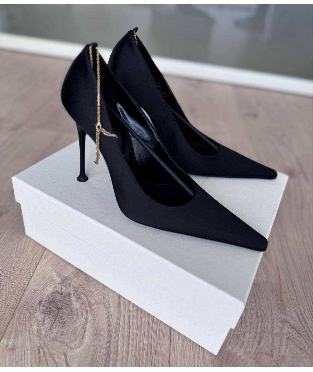 SAINT LAURENT Черные туфли, фото 2