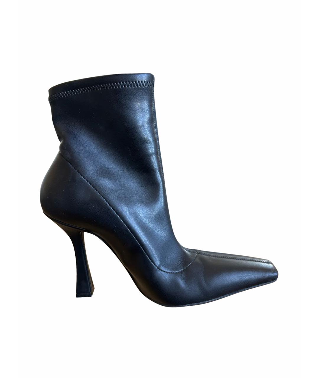CASADEI Черные кожаные ботильоны, фото 1