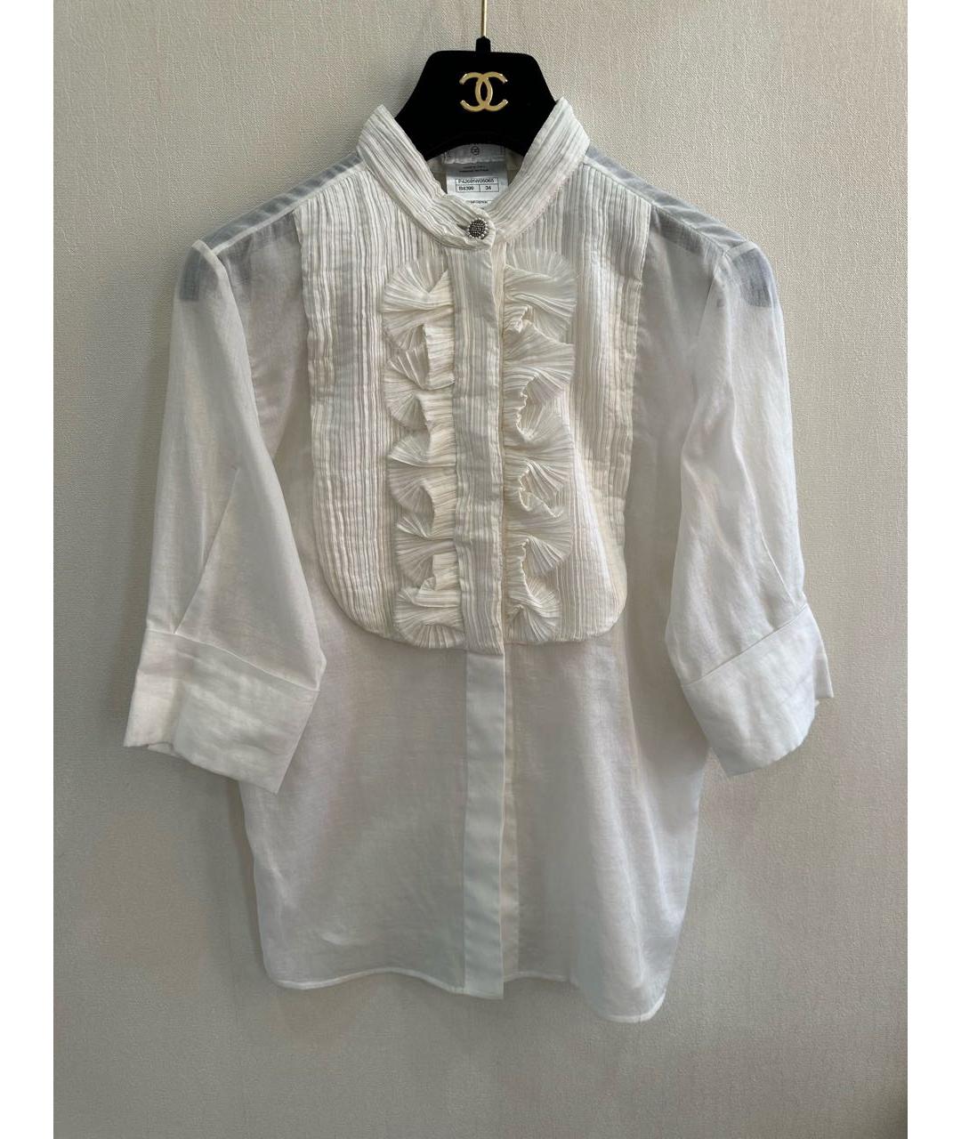 CHANEL Бежевая блузы, фото 9