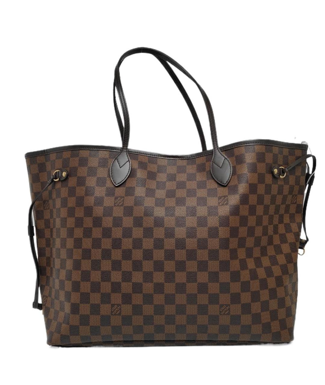 LOUIS VUITTON Коричневая сумка тоут, фото 9
