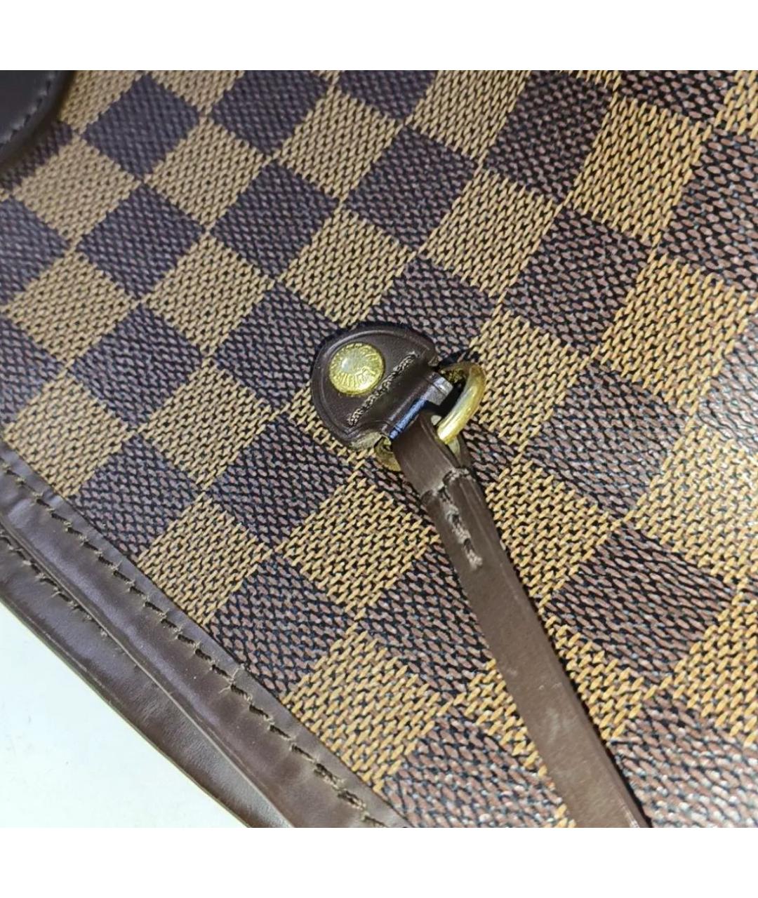 LOUIS VUITTON Коричневая сумка тоут, фото 7