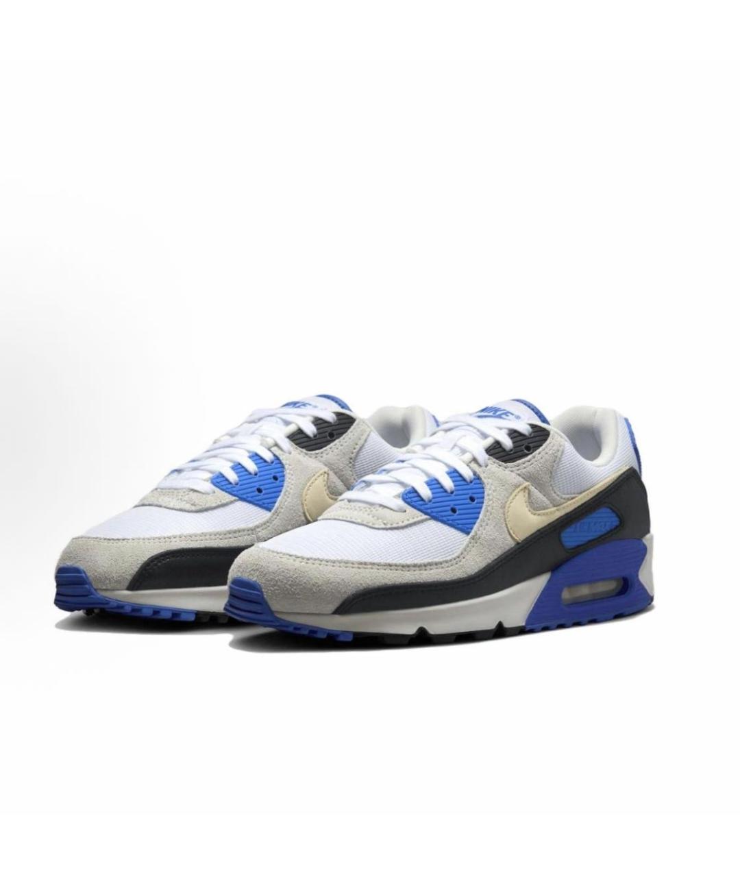 NIKE Белые замшевые низкие кроссовки / кеды, фото 2