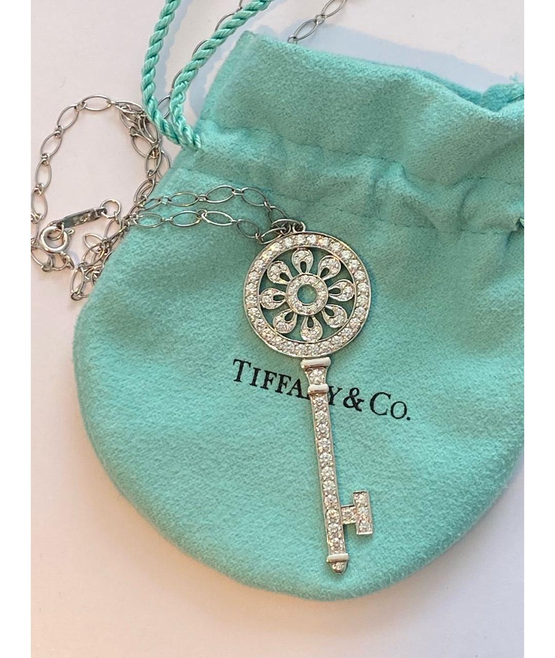 TIFFANY&CO Платиновая подвеска, фото 4