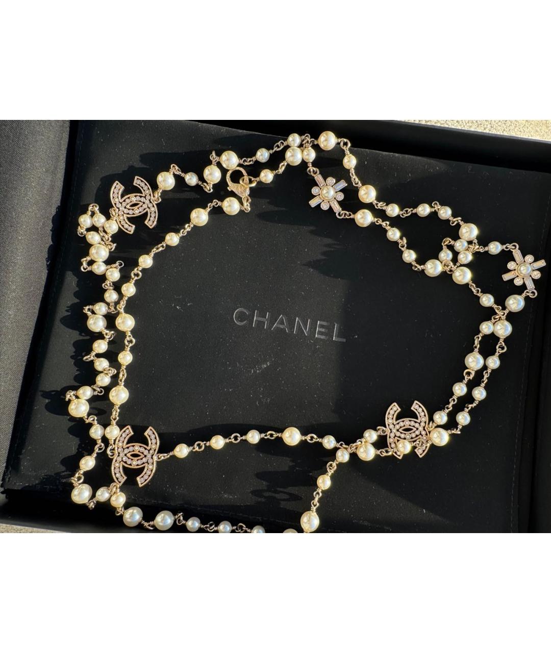 CHANEL Золотое колье, фото 8