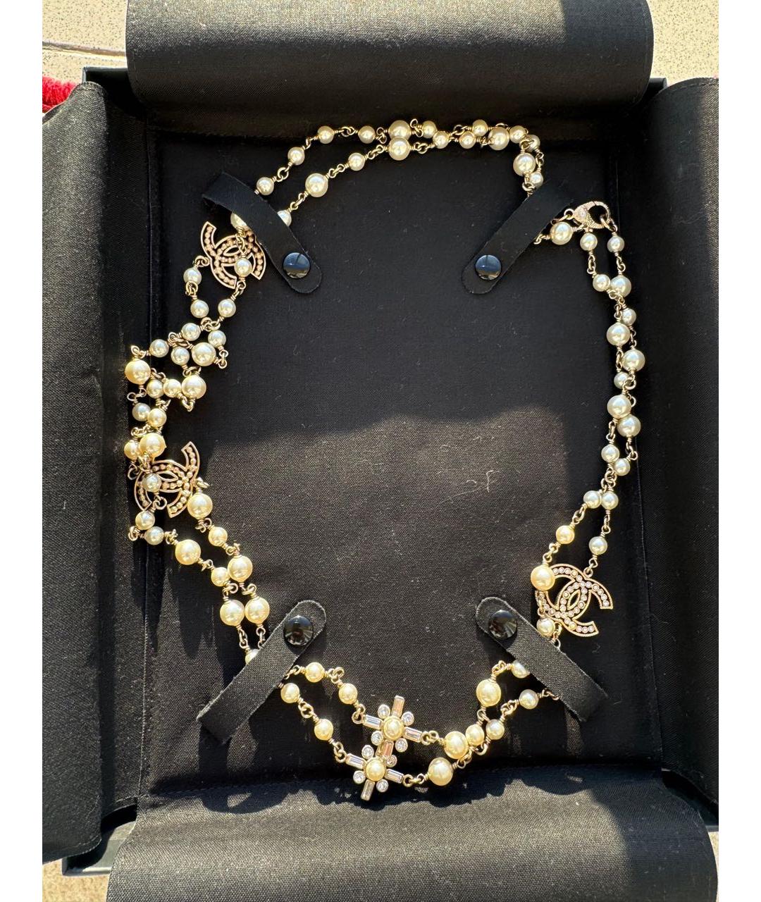 CHANEL Золотое колье, фото 6