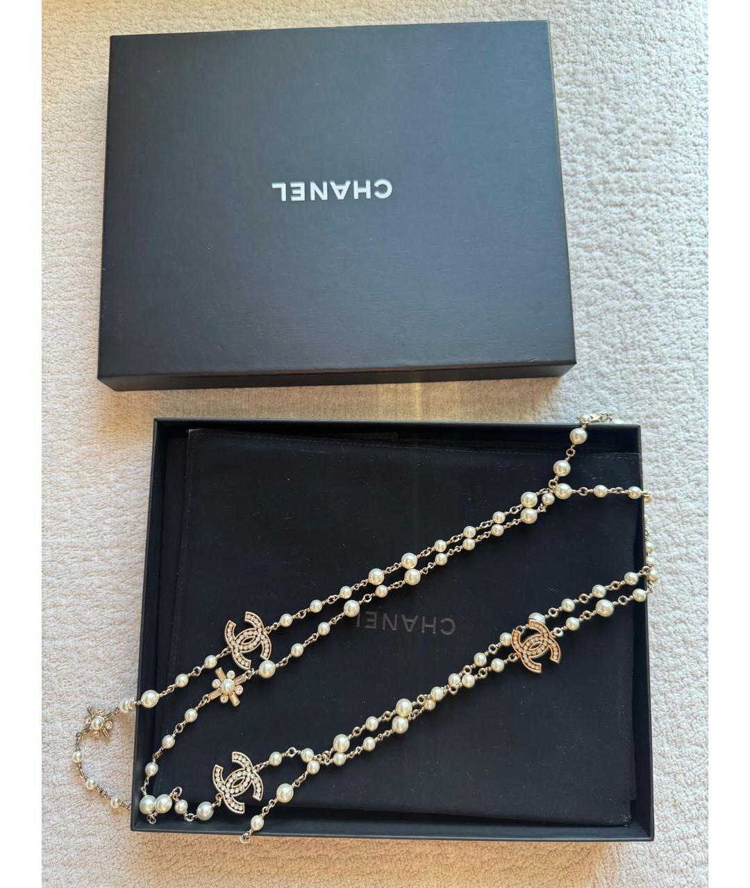 CHANEL Золотое колье, фото 3