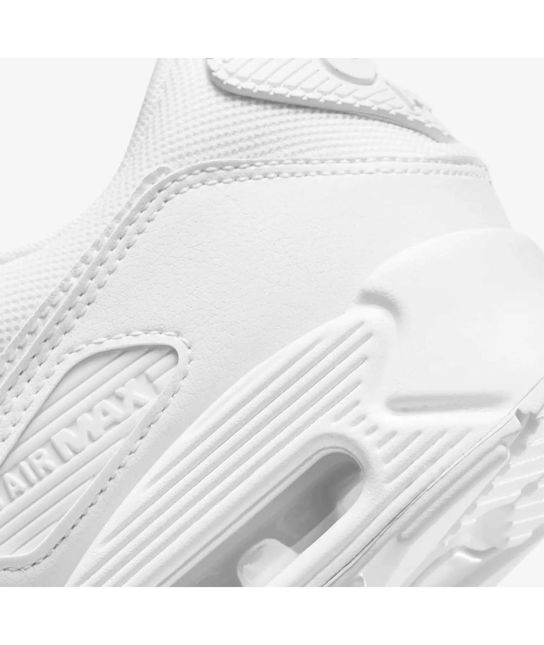 NIKE Белые кожаные низкие кроссовки / кеды, фото 6