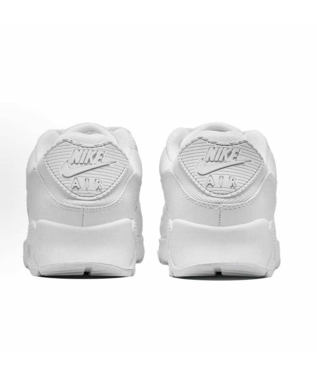 NIKE Белые кожаные низкие кроссовки / кеды, фото 4