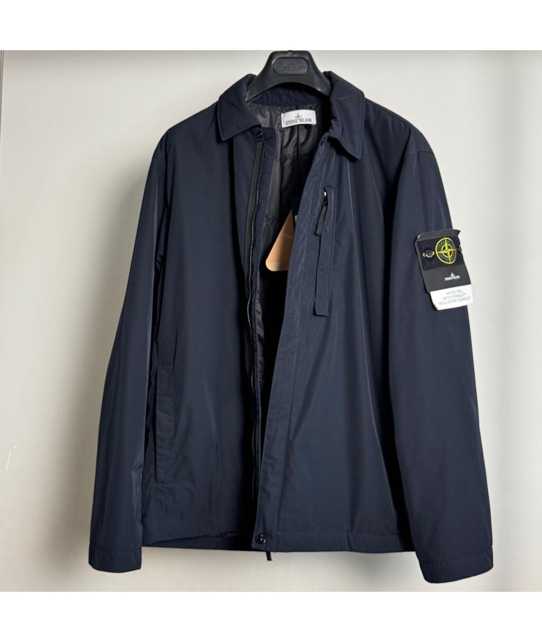 STONE ISLAND Темно-синяя куртка, фото 5