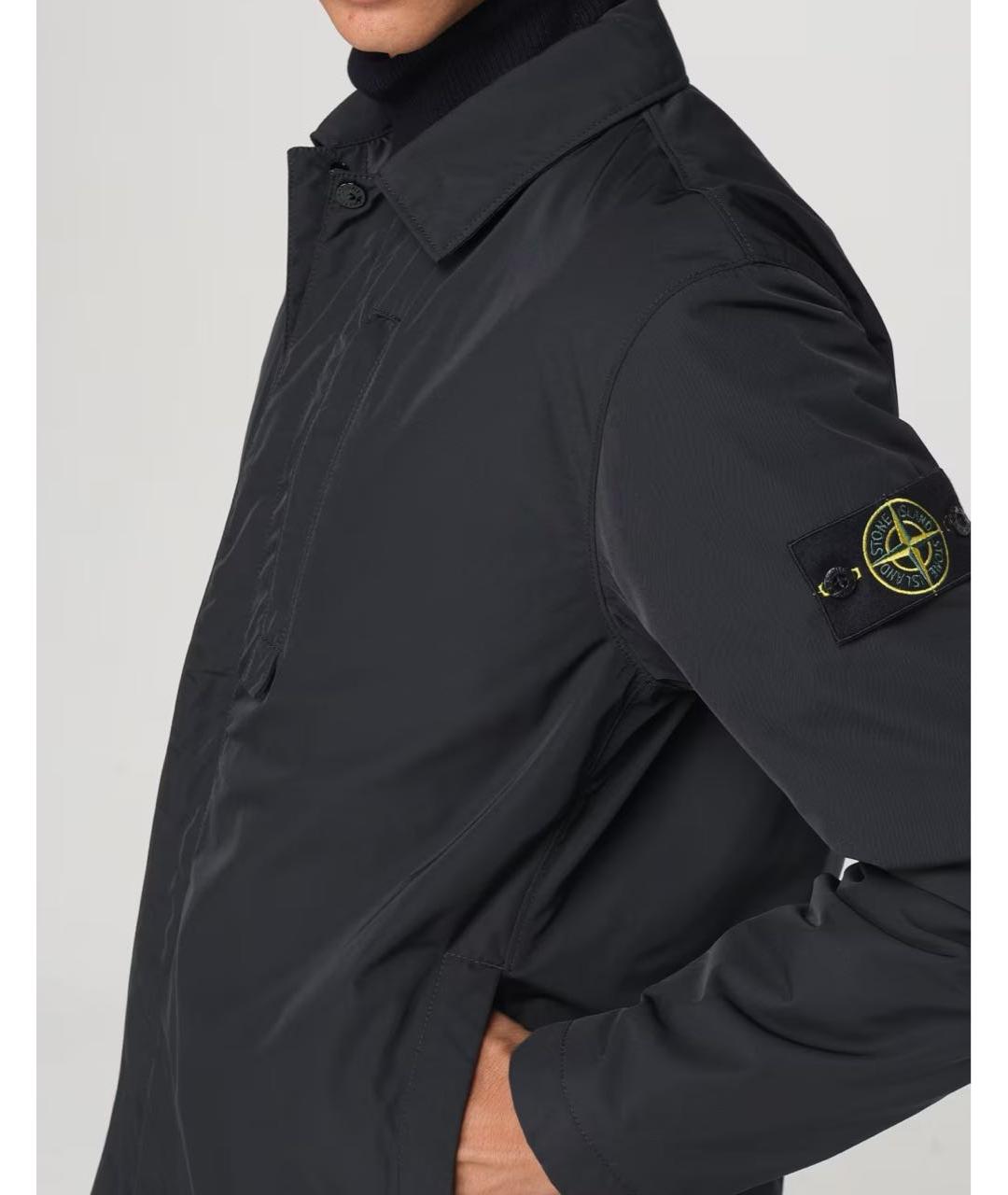 STONE ISLAND Темно-синяя куртка, фото 2