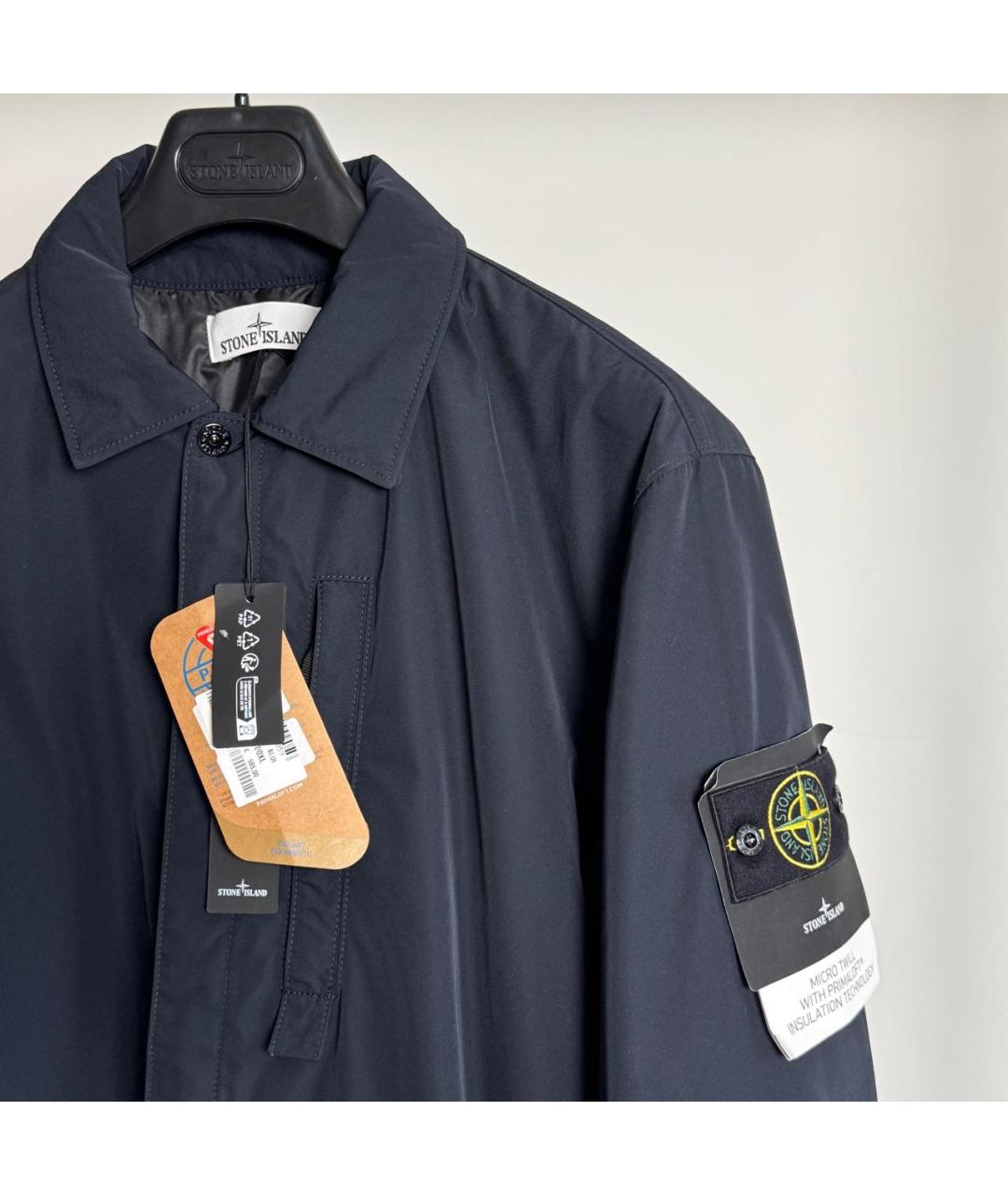 STONE ISLAND Темно-синяя куртка, фото 4