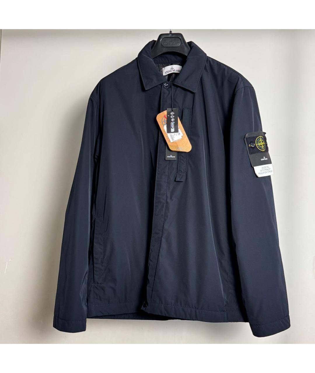 STONE ISLAND Темно-синяя куртка, фото 3