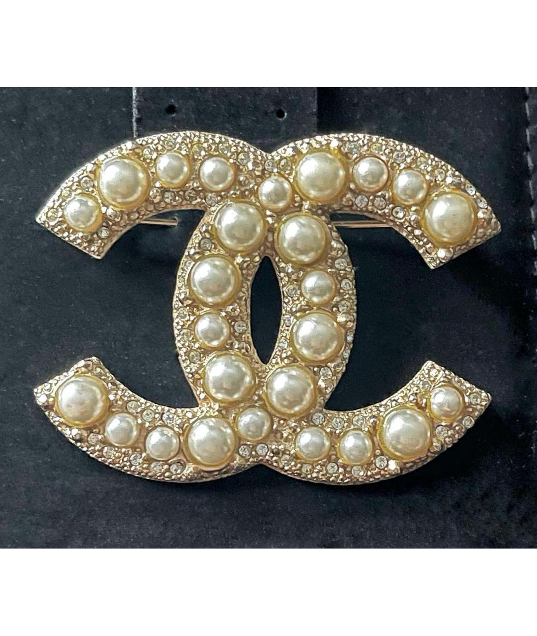 CHANEL Золотая латунная булавка / брошь, фото 2