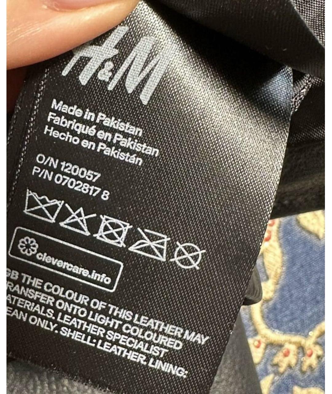 MOSCHINO Черная кожаная куртка, фото 8