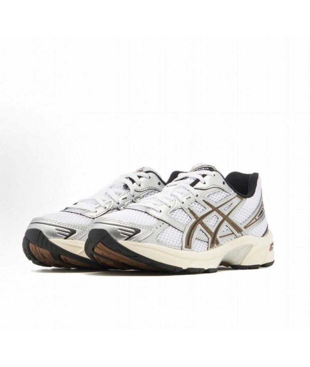 ASICS Белые текстильные низкие кроссовки / кеды, фото 2