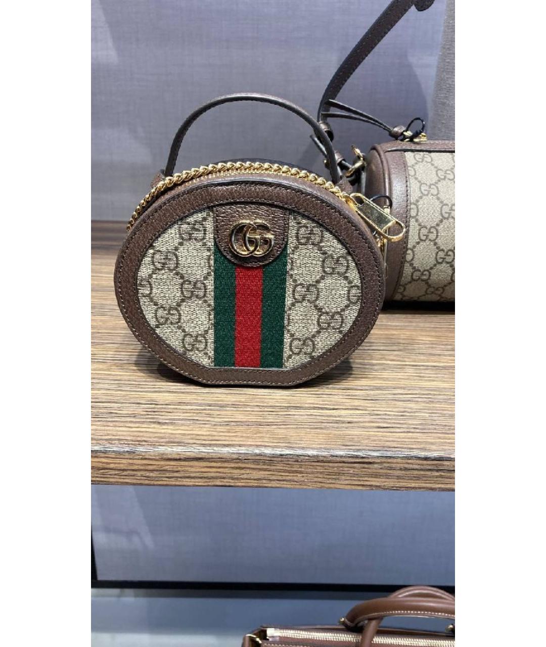GUCCI Коричневая сумка через плечо, фото 2