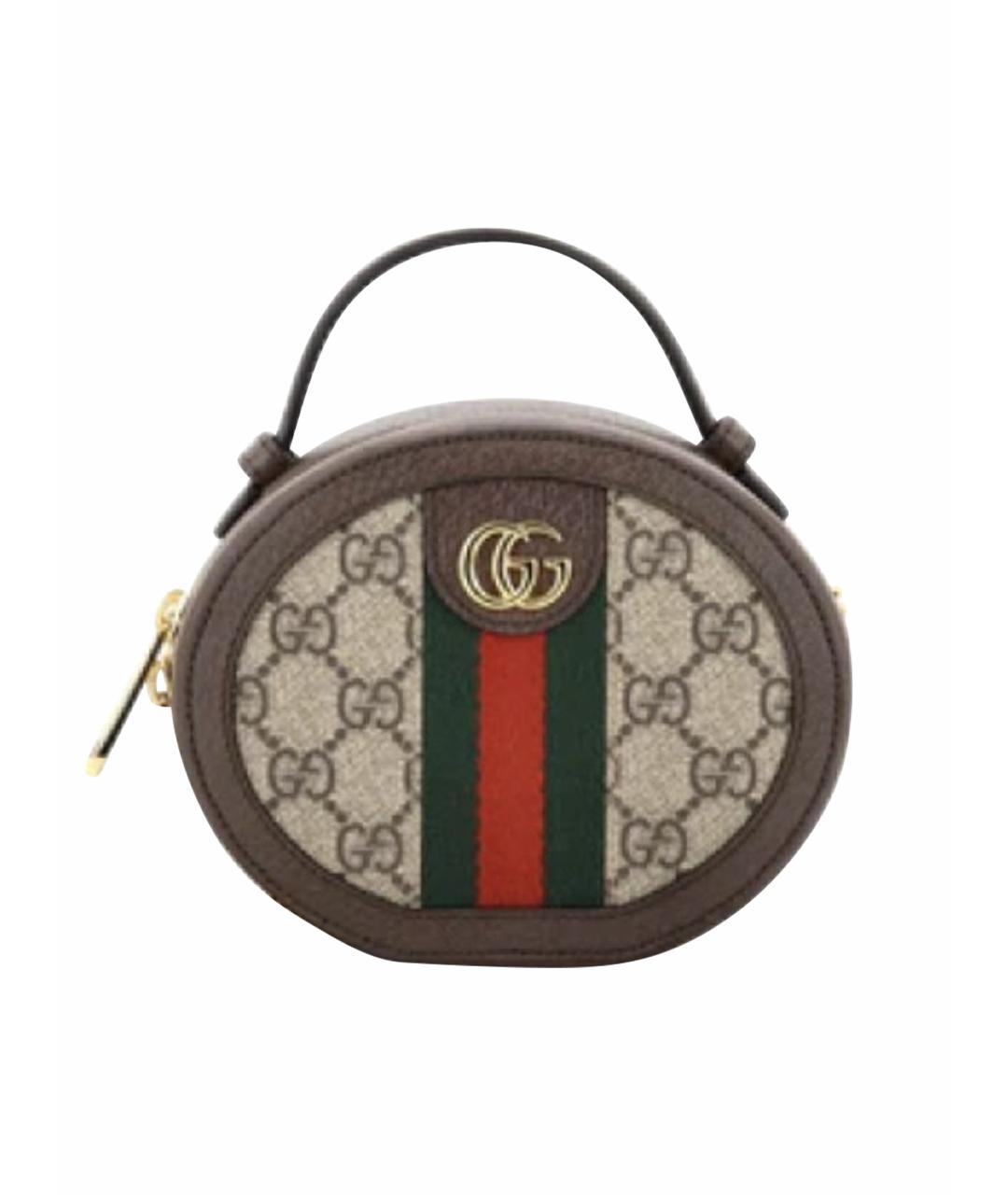 GUCCI Коричневая сумка через плечо, фото 1