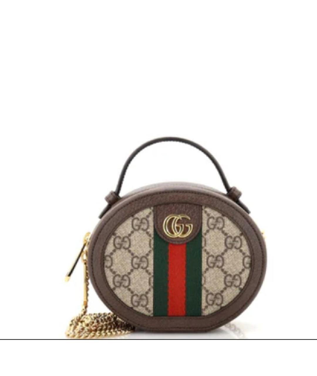 GUCCI Коричневая сумка через плечо, фото 4