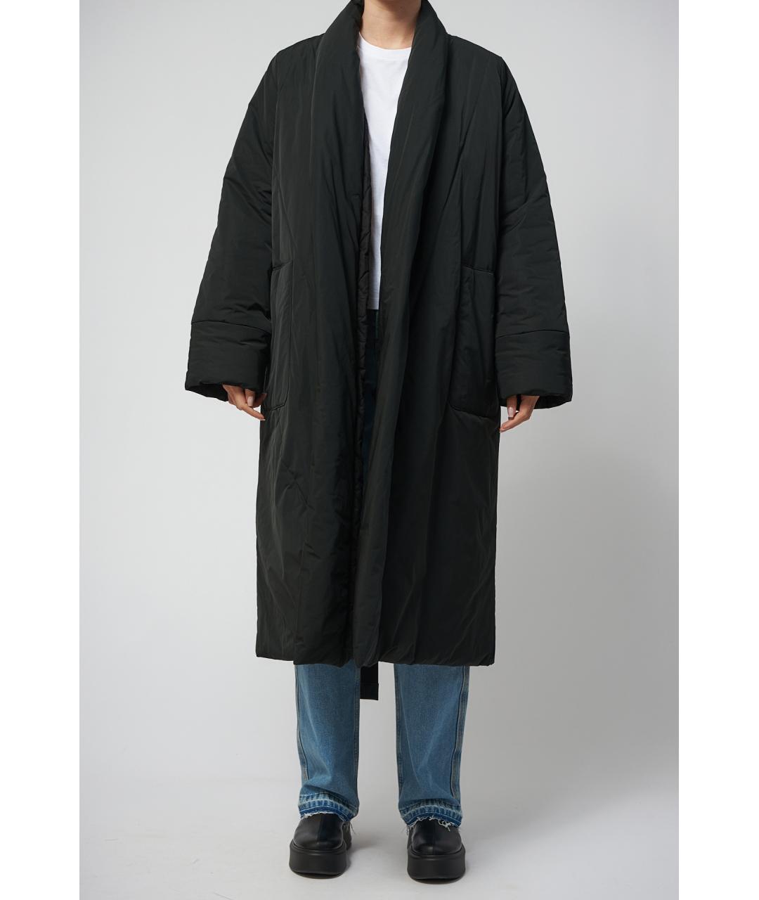 LOEWE Черный полиэстеровый пуховик, фото 3