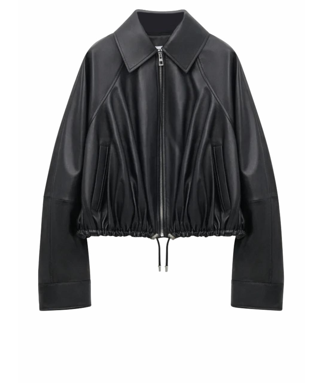 LOEWE Черная кожаная куртка, фото 1