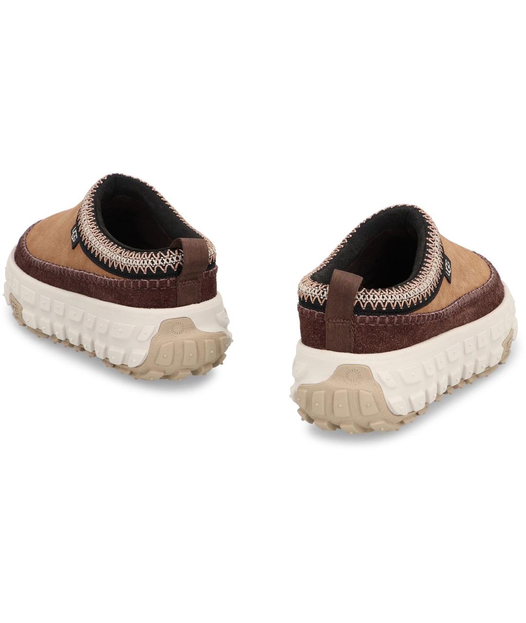 UGG AUSTRALIA Бежевые кожаные сабо, фото 4