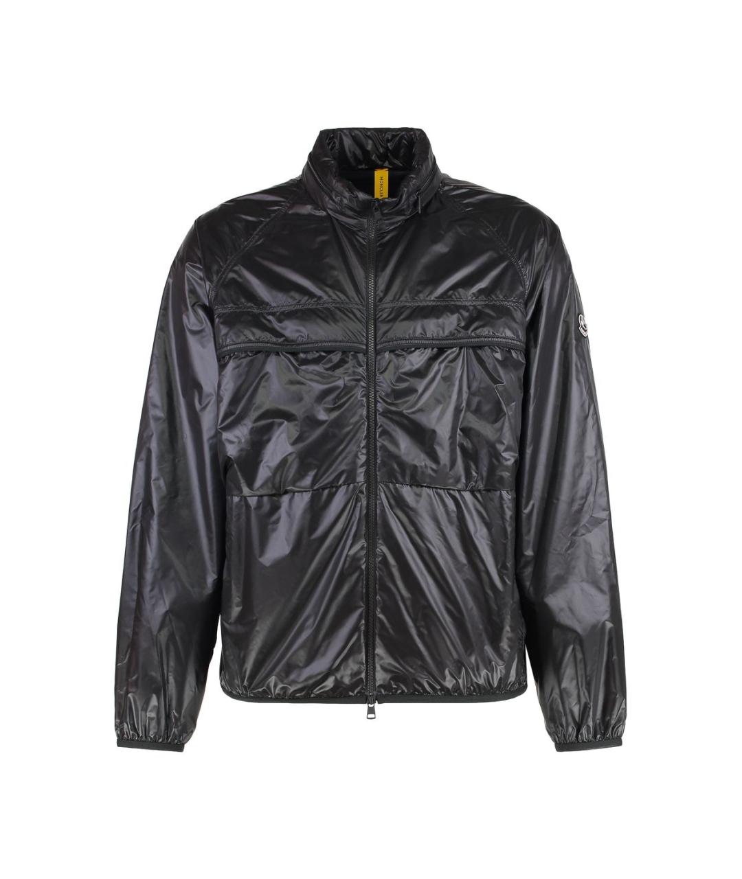 MONCLER Черная полиамидовая куртка, фото 1