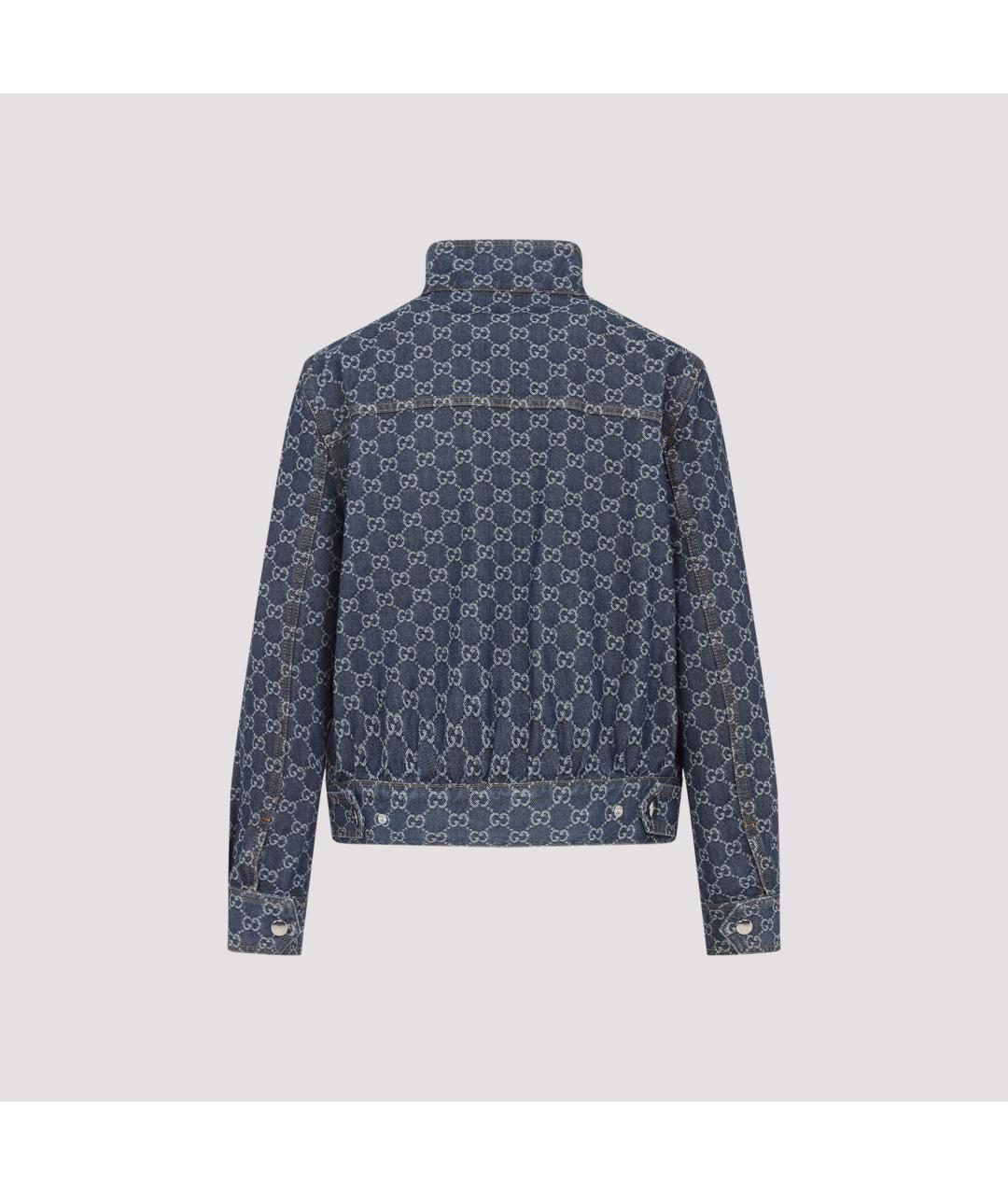 GUCCI Синяя хлопковая куртка, фото 3